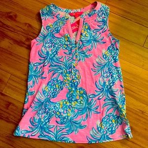 Lilly Pulitzer pink tank top